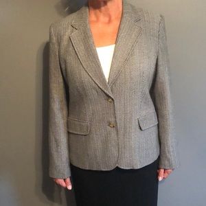 Covington Herringbone Grey Blazer
